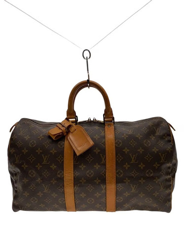 LOUIS VUITTON Keepall 45 Monogram Canvas PVC BRW Monogram M41428