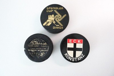 Hockey Puck Sprengler Cup Davos, Konstanz - Made in Czechoslovakia