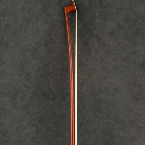 D. Peccatte Copy Master Pernambuco Violin Bow 4/4 Ebony No eye Frog Silver Parts - Afbeelding 3 van 12