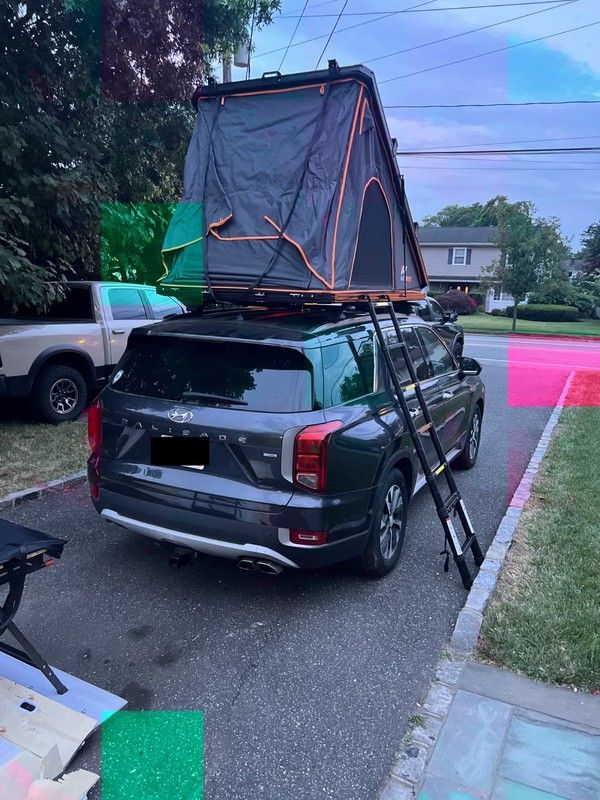 BAMACAR Naturnest Rooftop Tent Hard Shell 2-3 Person Nature Nest Roof Top Tent