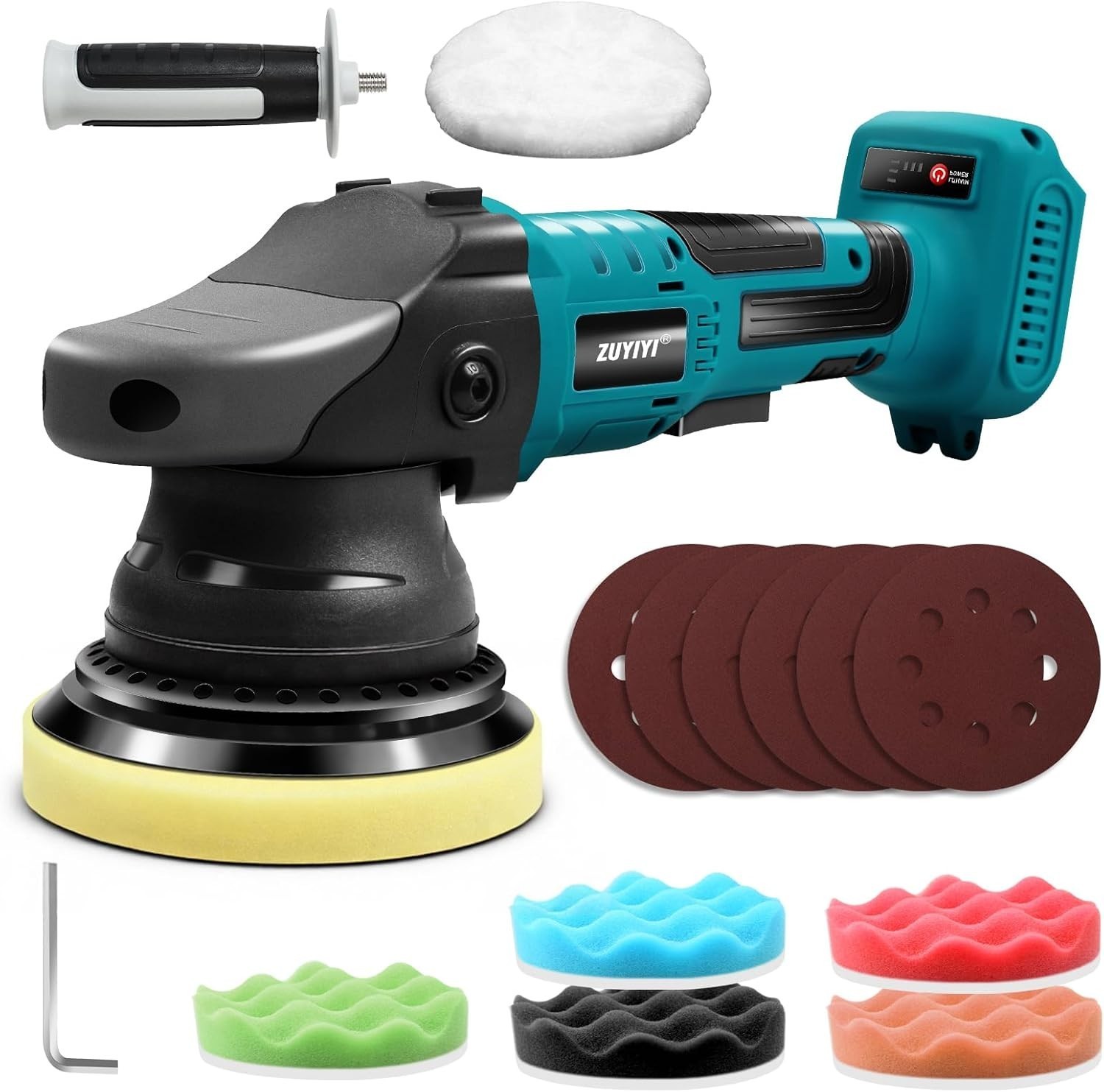 Cordless Buffer Polisher For Makita 18V BL Battery 5 Inch Or