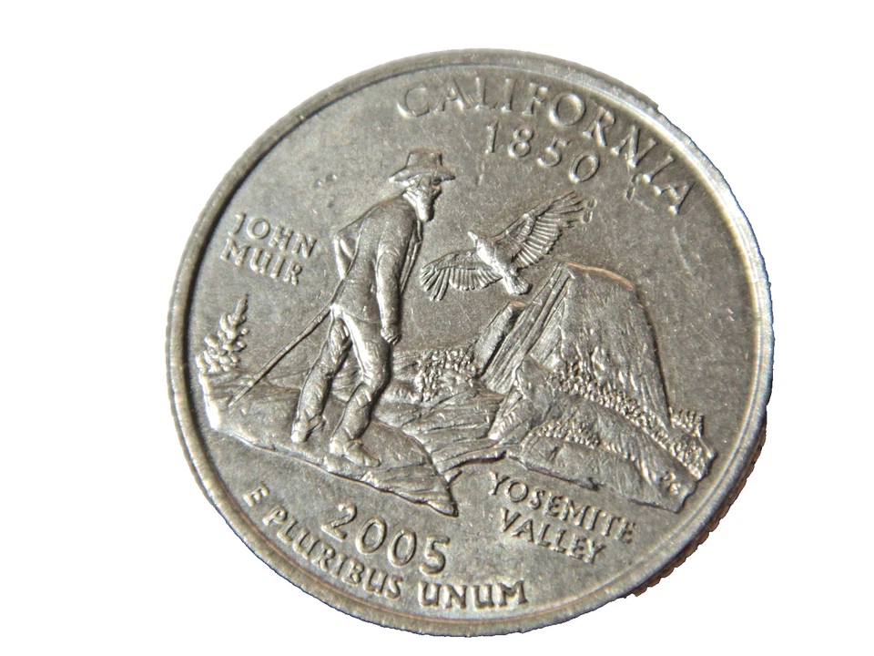 2005 D California Quarter 25 cents Moon Error - Image 2 of 4
