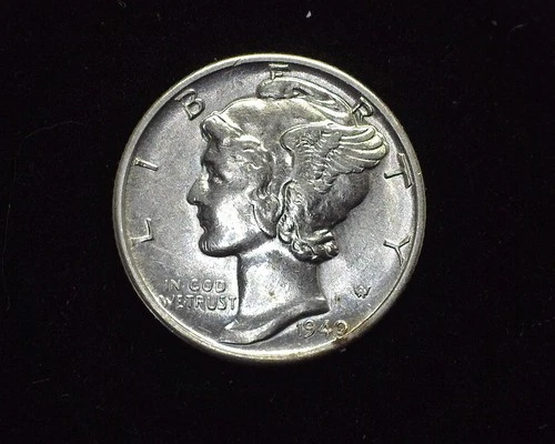 HS&C: 1940 D Mercury Dime BU - US Coin