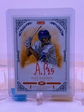 2022 Onyx Vintage Extended Red INK AUTO #VAAR Alex Ramirez New York Mets