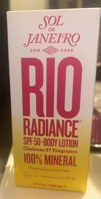 Sol De Janeiro SPF 50 Sunscreen Illuminating Body Lotion Rio Radiance 6.7oz New