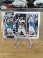 2026 Topps #211 American League Leaders RBI Aaron Judge Cal Raleigh