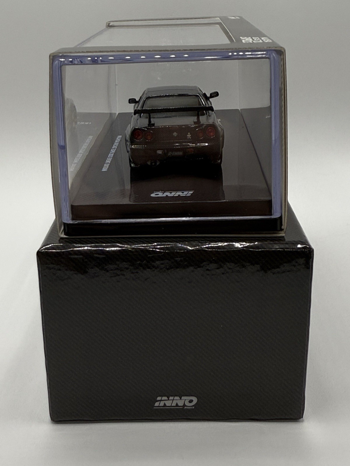 INNO64 1:64 Nissan Skyline GT-R R34 Z-TUNE Full Carbon Black MALAYSIA EXPO EVENT