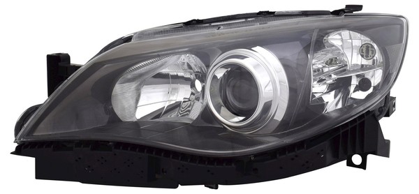 Scheinwerfer Links FüR Subaru Impreza 3 GR 2007-2011 H7 HB3 Schwarz LWR Motor-image