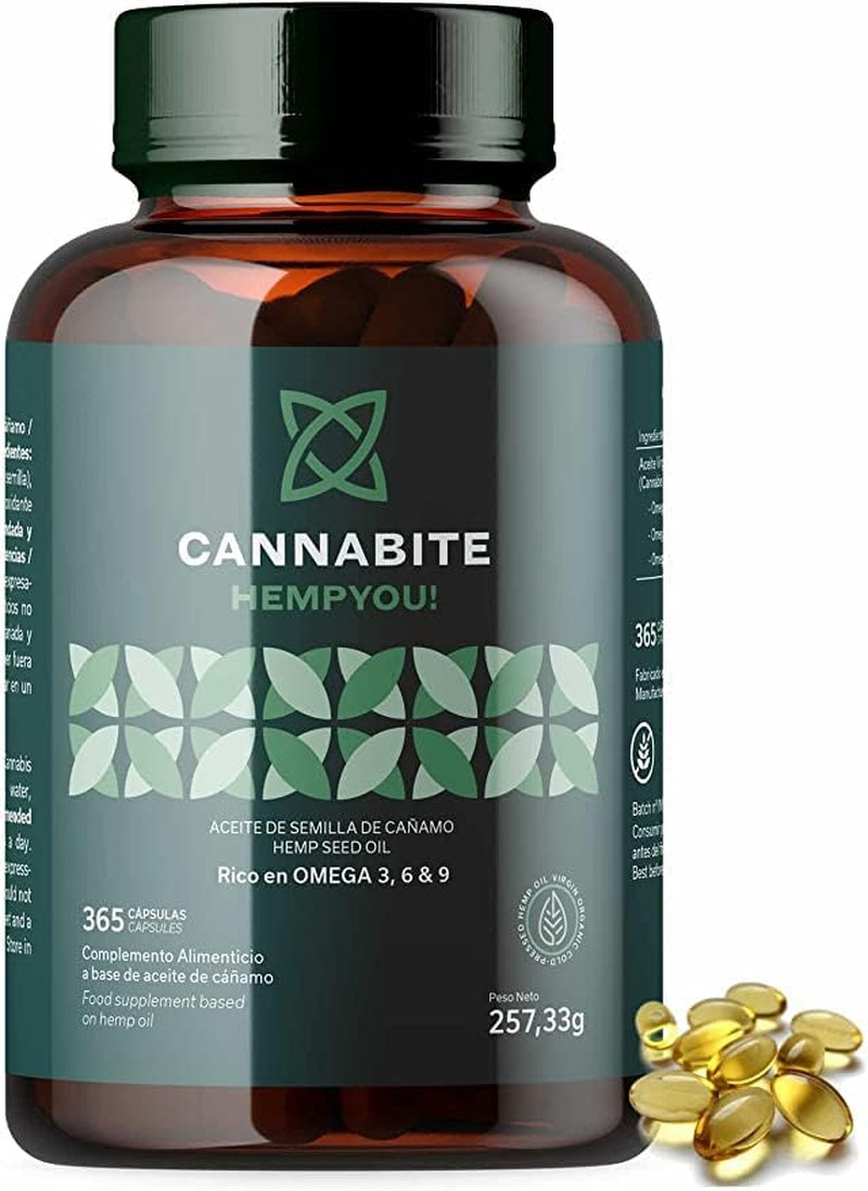 Integratore Omega 3 6 9 Vegan 365 Softgel Olio di Canapa Vergine