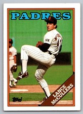 1988 Topps Lance McCullers #197 San Diego Padres