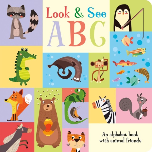Look & See ABC by Amber Lily (Board book)