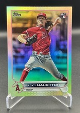 2022 Topps Series 2 - Packy Naughton #540 Rainbow Foil (RC) - Los Angeles Angels