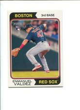 2023 Topps Heritage Oversized 1974 Topps Baseball #OB-EVA  Enmanuel Valdez ⚾ RC