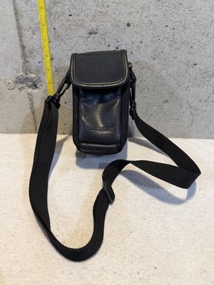 Case Logic Camera & Gadget Bag Leather w/ Shoulder Strap VTG 90s