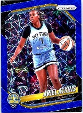 2025 Panini Prizm WNBA #13 Ariel Atkins Blue Velocity Prizms