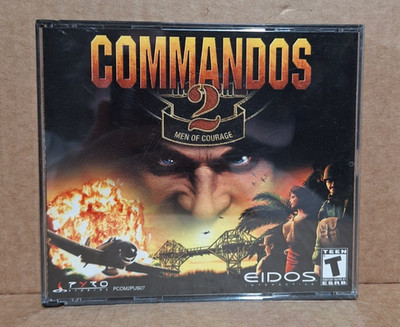 Commandos 2: Men of Courage (PC, 2001) - Case and Discs Only, Tested