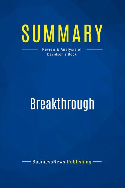 Businessnews Publishing | Summary: Breakthrough | Taschenbuch | Englisch (2016)-image