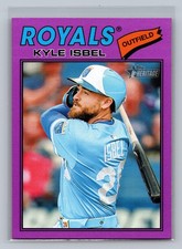 2026 Topps Heritage Kyle Isbel #365 Light Purple
