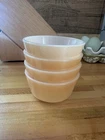 Vtg Anchor Hocking  Fire King lusterware ramekin/custard 6oz #424 Set Of 4