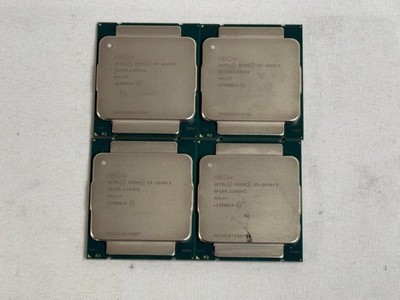 4x Intel Xeon E5-2690 V3 CPU 12-Cores 2.6 GHz 30MB LGA 2011-3 R3 Server SR1XN