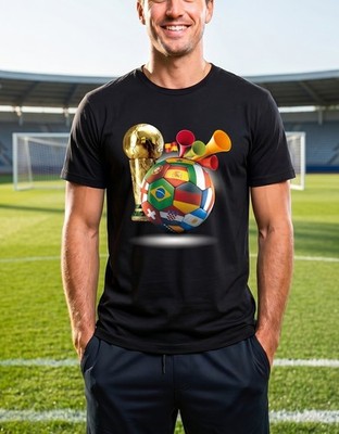 2026 Fifa World Cup T-Shirt Men's/Women's Casual Graphic Tee for Soccer Fans