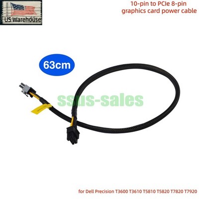 10Pin to 8Pin GPU Power Supply Cable For Dell T3600 T3610 T5810 T5820 T7820 M40