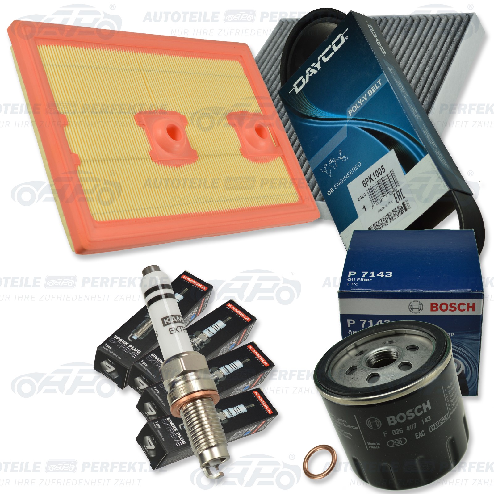Filtersatz Wartungskit Inspektion Xxl (Ak) Seat Ateca Leon 1,2/1,4 Tsi 86-150PS-image