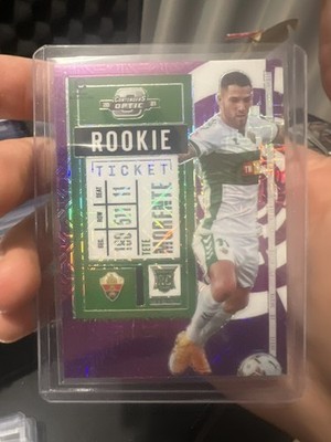 2020-21 EPL CHRONICLES Contenders OPTIC Rookie Ticket TETE MORENTE Purple Mojo