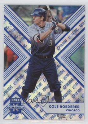 2018 Panini Elite Extra Edition Aspirations Blue 53/75 Cole Roederer #76 hg6