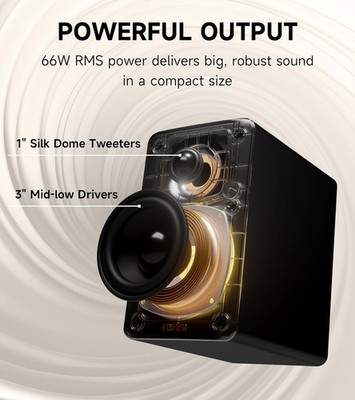 Edifier M60 Multimedia Speaker Bluetooth 66W RMS Compact Desktop