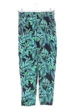 COLOURS Pantalone largo Donna Pantalone Taglia IT 42 nero-turchese-verde