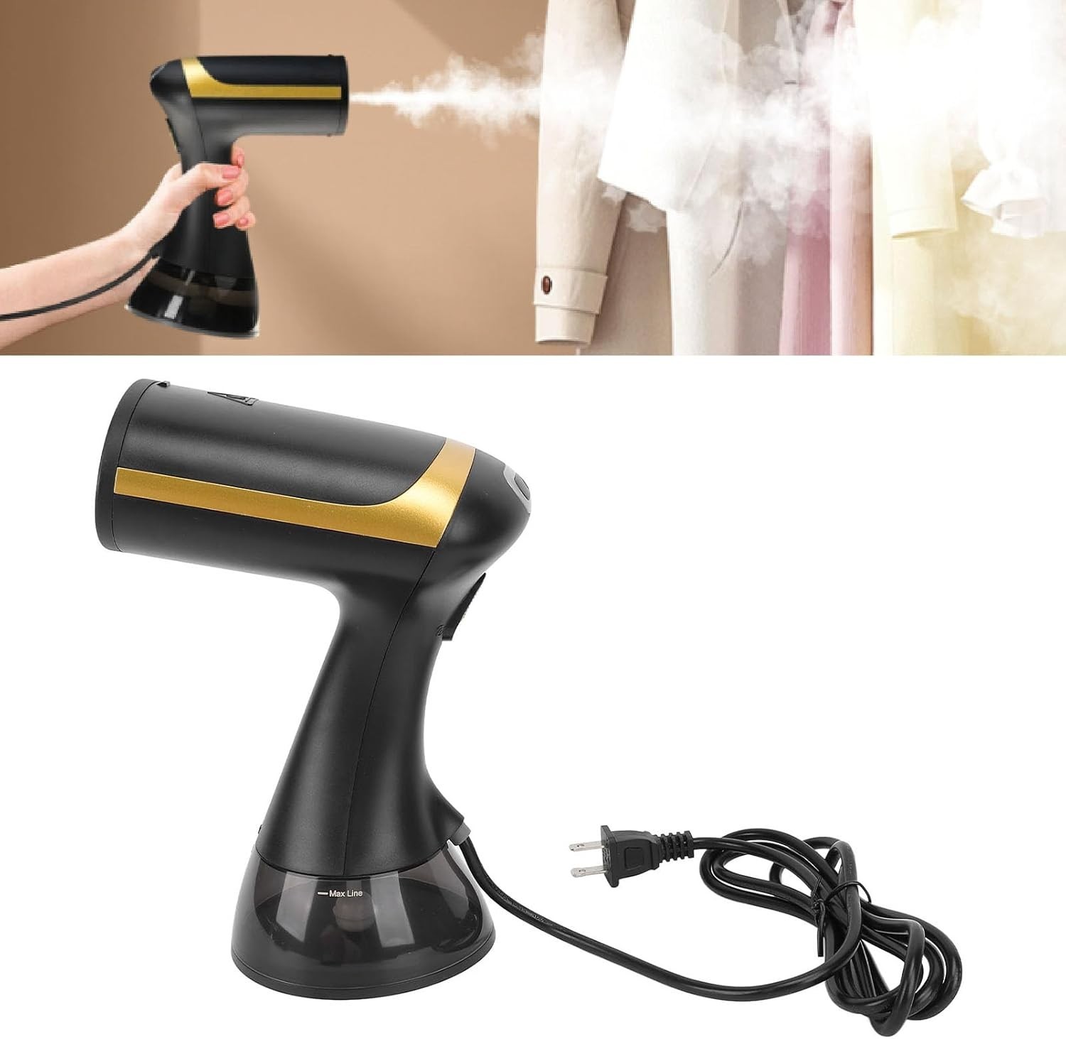 Portable Steam Iron 1500W 300ml Capacity 20 Second Fast Heat Up