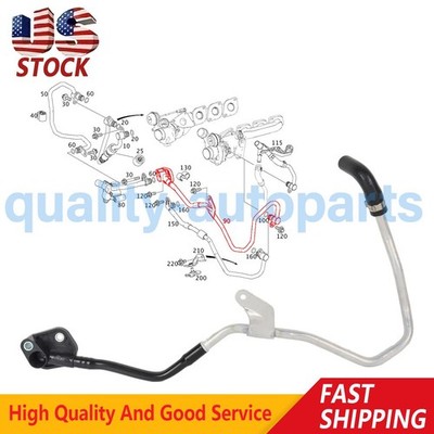 Turbocharger Coolant Line A2782002751 For Benz GL450 GL500 GLS550 GLS500 GLE500