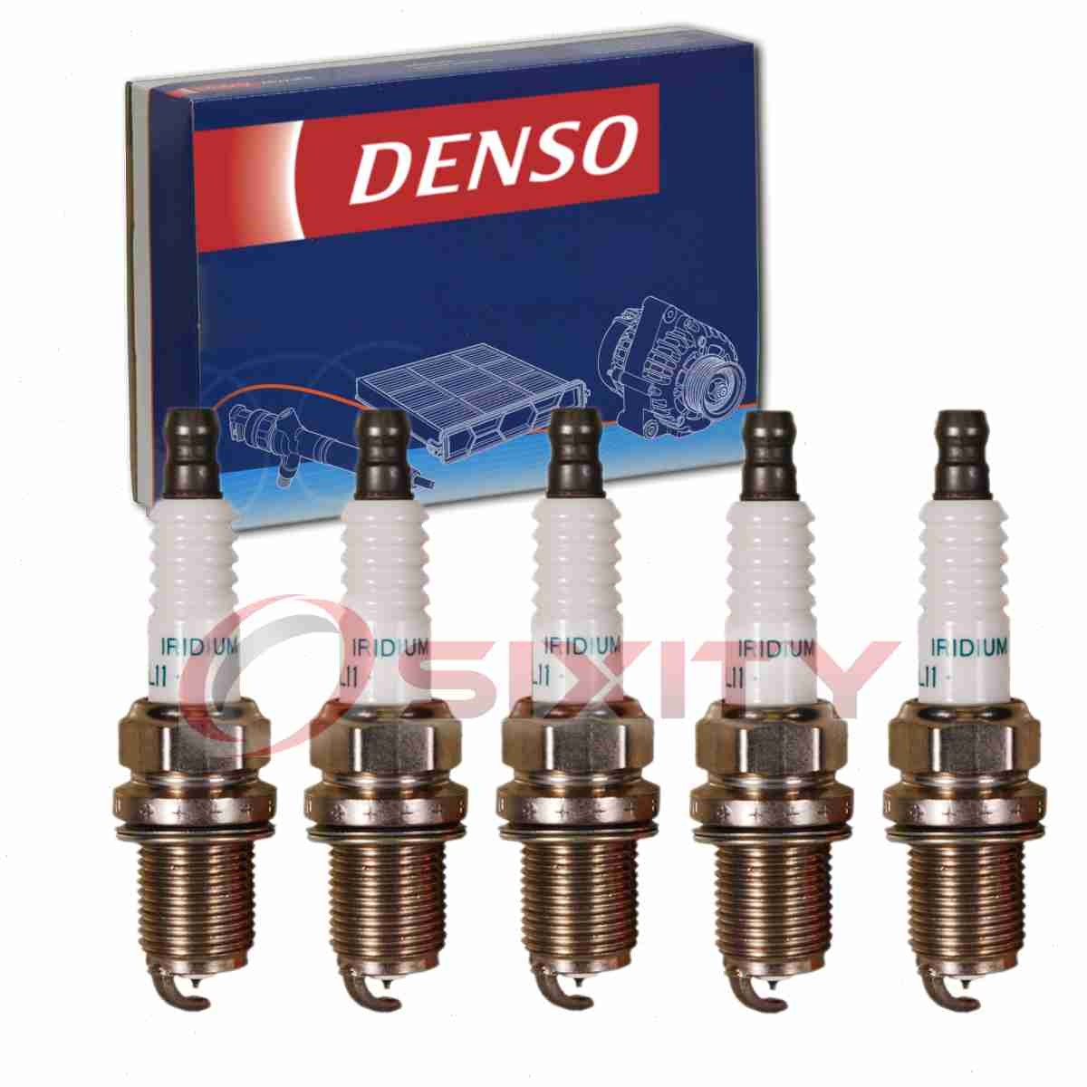 5 pc Denso Spark Plugs for 1993-1997 Volvo 850 2.3L 2.4L L5 Ignition yz