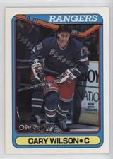 1990-91 O-Pee-Chee Carey Wilson (Name Misspelled as Cary) #54 4n6