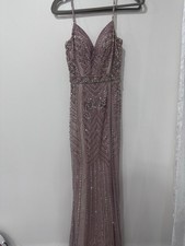 Elegant Hand-Beaded Evening Gown