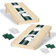 EastPoint NCAA Michigan State Spartans 1'x2' Wood Cornhole Set NIB