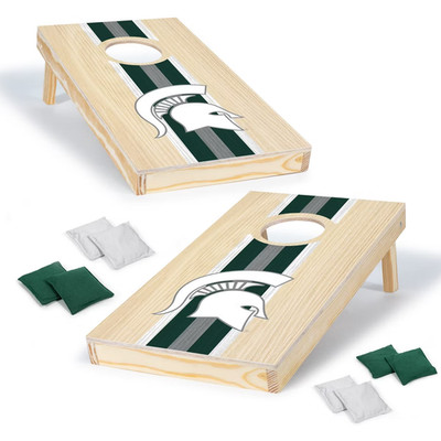 EastPoint NCAA Michigan State Spartans 1'x2' Wood Cornhole Set NIB