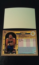 Mario Elie #73 GS Warriors 1992 - 1993 Fleer Blank Front Error WOW Oddball