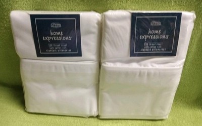 2 Sets Of Stadard Pillowcases From JCPenneys- Home Expressions