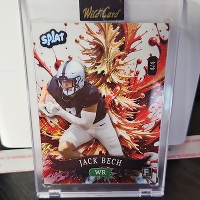 Wild Card Splat Rookie Jack Bech Football Trading Card 414 2025