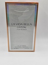 La Vida Bella Crystal Eau de Parfum 3.4 oz New Sealed Women  s Fragrance