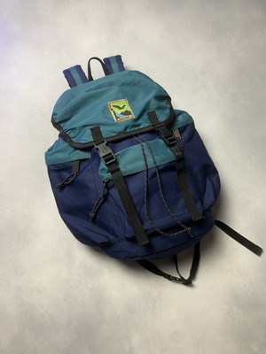 Salewa Rucksack Petrol Navy Hiking Vintage 90s Outdoor Backpack Gorpcore Onesize