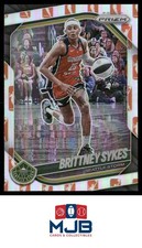 2025 Panini Prizm WNBA Brittney Sykes WNBA Logo Prizms #121 Seattle Storm