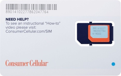 #ad #ad Consumer Cellular All in One SIM Card $2.00