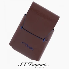 S.T. Dupont Brown Leather Lighter Case Pouch Line 2 Or Gatsby 184104, New In Box