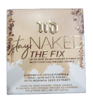URBAN DECAY Stay Naked The Fix Powder Foundation 40WY LIGHT MEDIUM Warm, Yellow