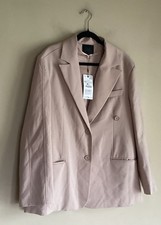 Zara ZW Collection Pale Pink Oversized Blazer Sz. XS- S