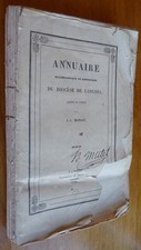 Annuaire Ecclésiastique et Historique Diocèse de LANGRES par J.-C. Mongin (1839)