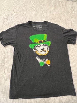 Chive Tees Bill Murray St. Pattys Day Men's T Shirt Dark Gray Size Medium BFM